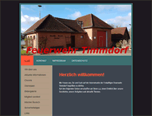 Tablet Screenshot of feuerwehr-timmdorf.de